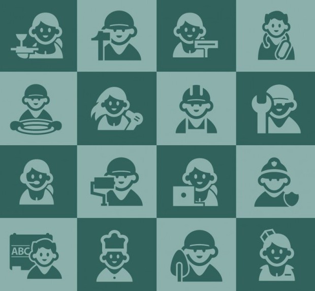 occupations icons people