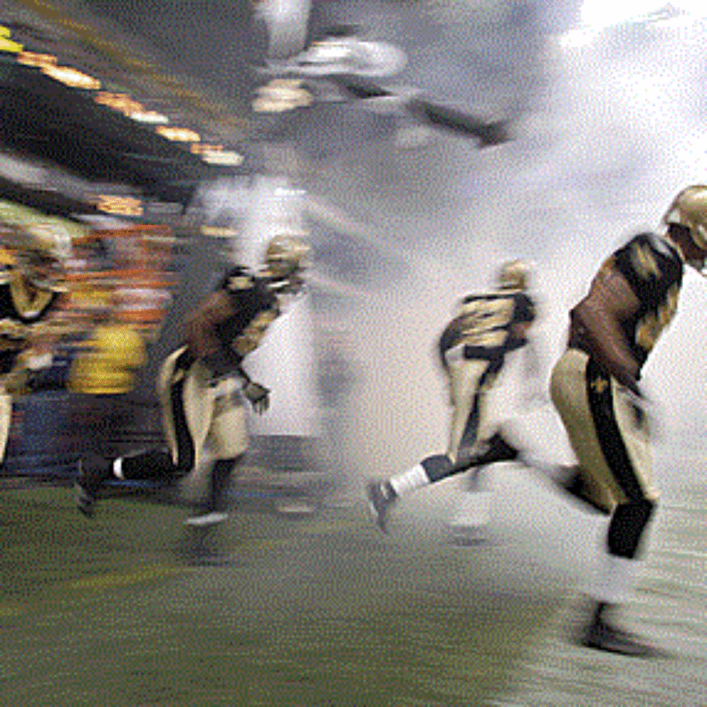 The New Orleans Saints took the field against the Detroit Lions at the Alamodome in San Antonio, TX.