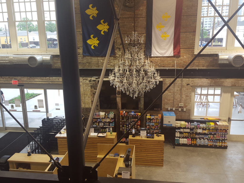 A view of the market from upstairs. (Photo courtesy of Dryades Public Market)
