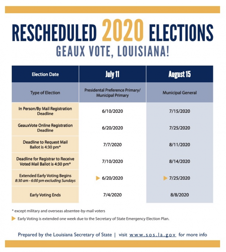 2020 Election Advisory | New Orleans and Company